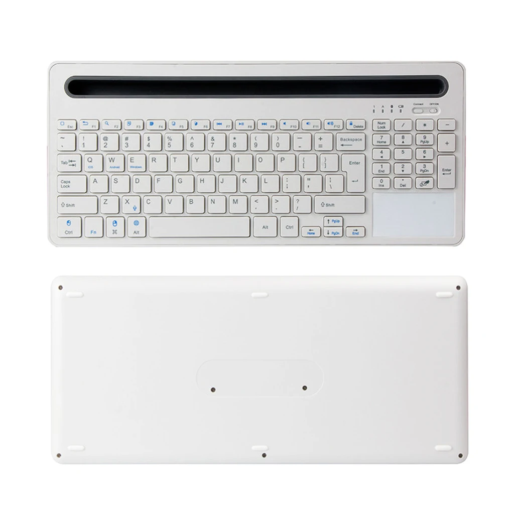 Travel Business Portable Wireless Bluetooth Keyboard with Touchpad for Apple iPhone Samsung Xiaomi Phone Laptop Tablet Keyboard