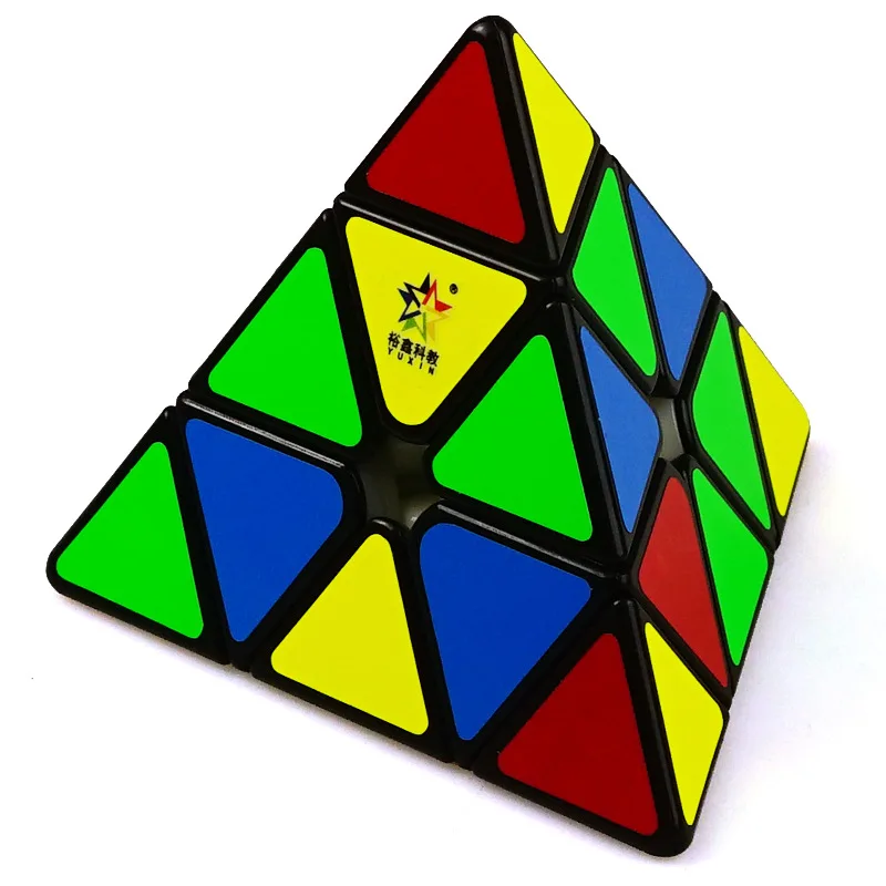 [Yuxin Huanglong Pyramid] Игрушка-игрушка, профессиональная Магнитная игра, Кубик Рубика, треугольный ненормальный куб