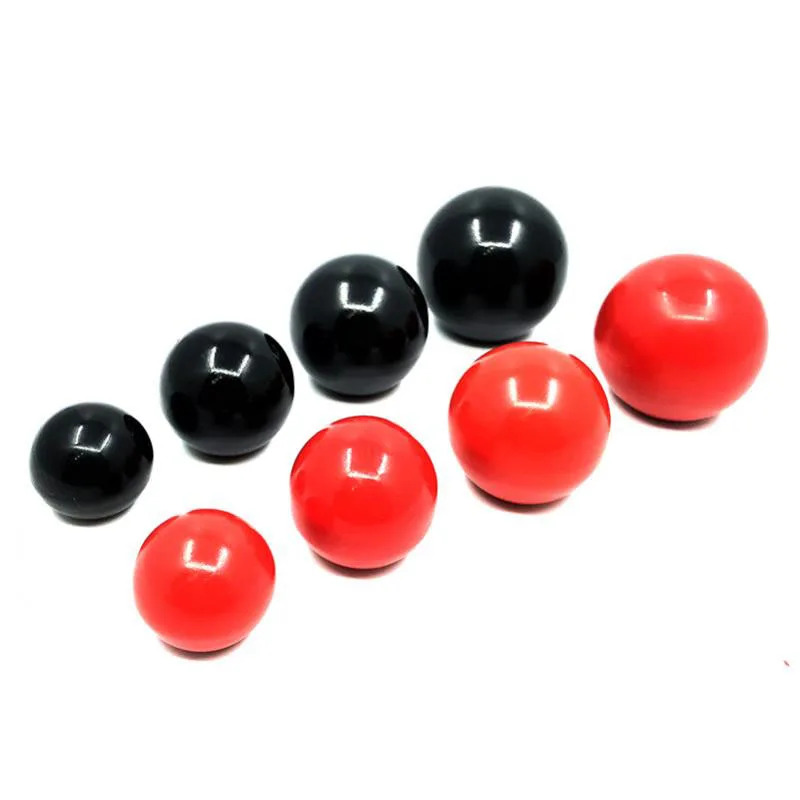 Mechanical Equipment Handles Red black copper core bakelite handle ball plastic mechanical operating rod ball head handle m6810