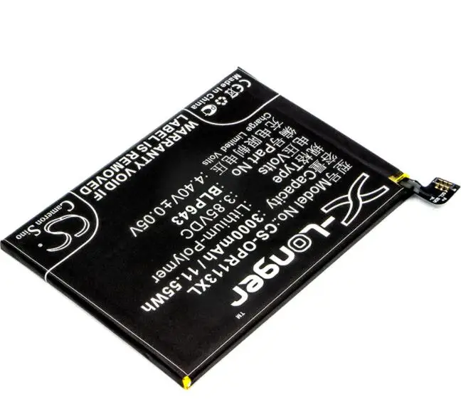 Cameron sino 3000 мАч батарея для OPPO CPH1719 R11S Dual SIM TD-LTE R11st BLP643 мобильный, Смартфон батарея