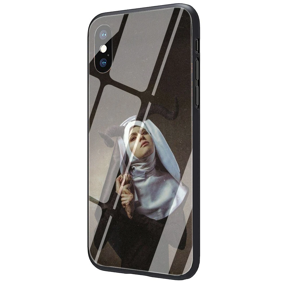G10 EWAU Sister style Nun сексуальная девушка закаленное стекло чехол для телефона iPhone 11 Pro 6 6S Plus 7 8 Plus X XS XR XS Max - Цвет: G10