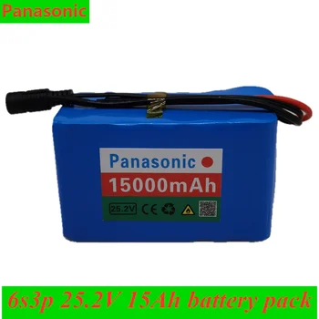 

Panasonic 24V 15Ah 6S3P 18650 batteria li-ion 25.2 V15000mAh bicicletta ttrico/batteria agli ioni di litio pack