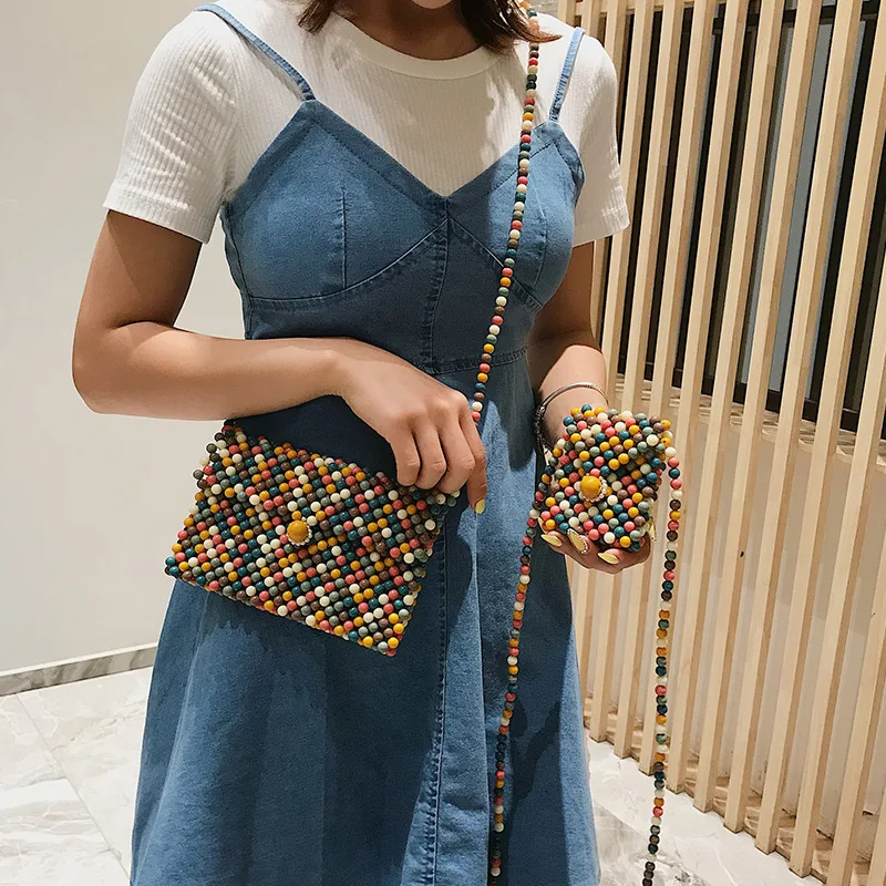 

2019 new sweet ladies girlhood Candy-colored small square bag shoulder diagonal women's bag