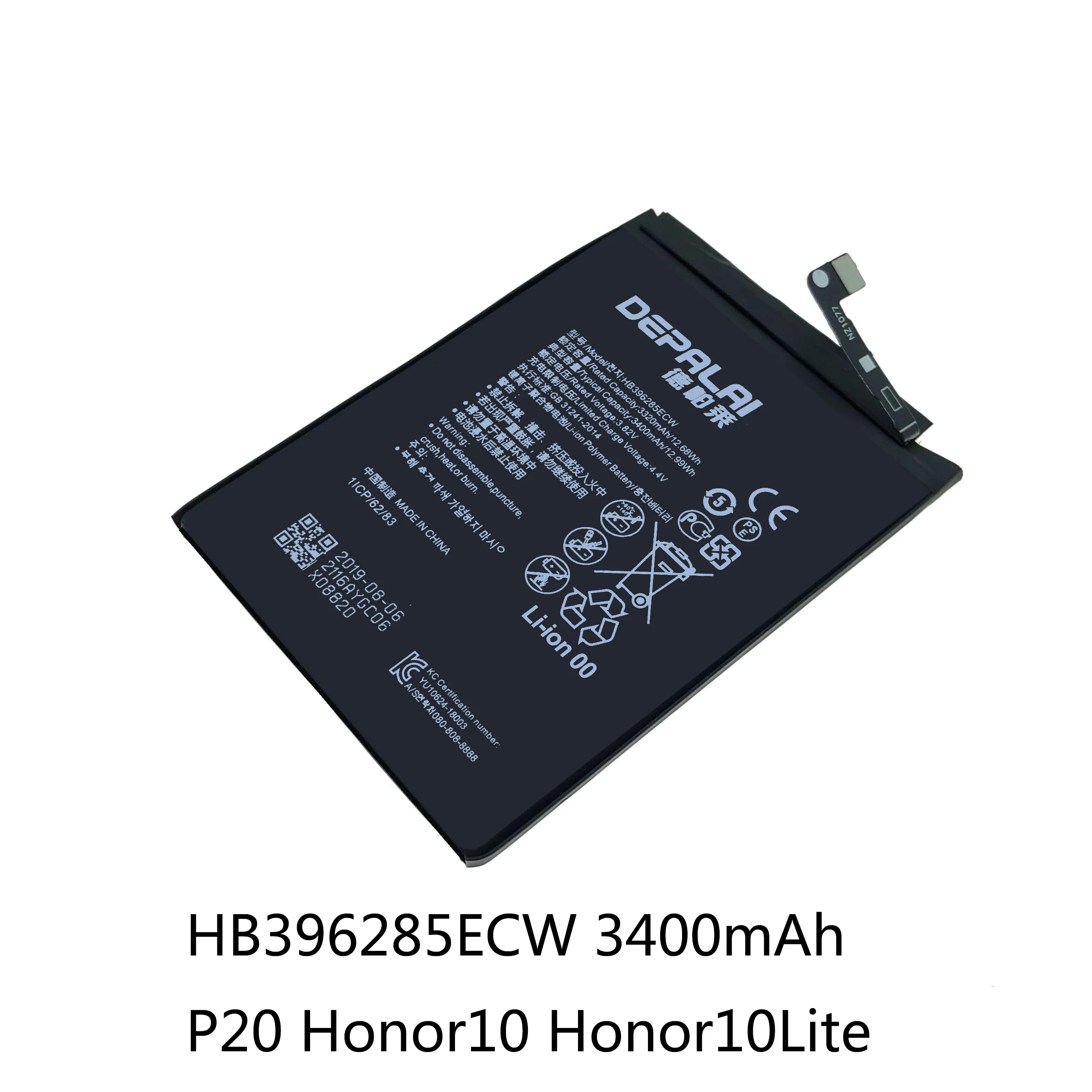 HB396285ECW HB396286ECW Аккумулятор для Huawei P20 Honor 10 Lite P Smart2019 Enjoy9S 20i POT LX1 lx1street LX2J LX3 L21