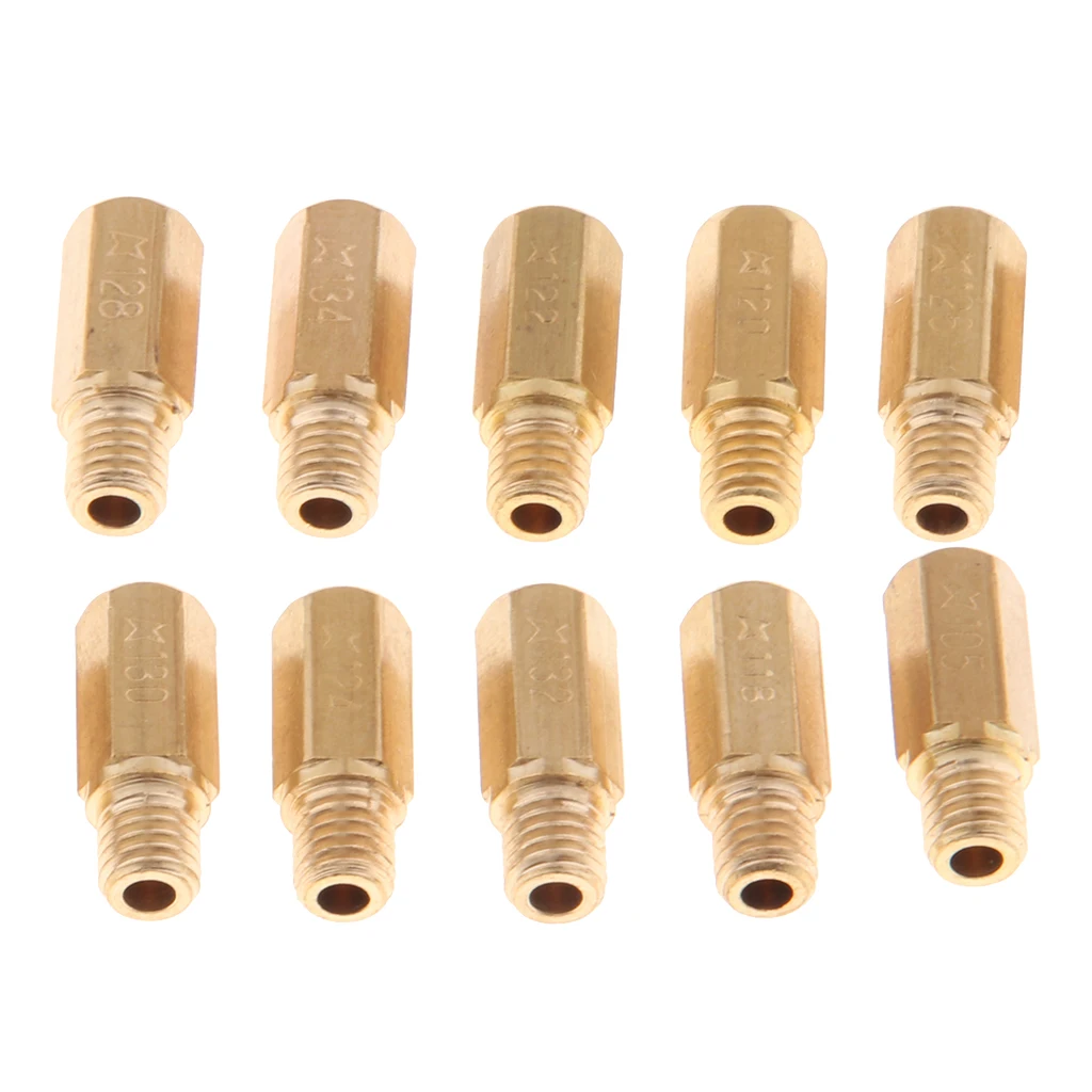 10x Main Jet Kit 120 For OKO KOSO CVK Carburetor ATV Buggy Go Karts 150cc