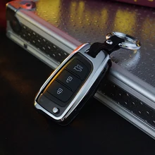 Замша кожа 3 кнопочный ключ автомобиля бумажник чехол для hyundai Solaris Elantra i30 i35 i40 Tucson Kona оболочка