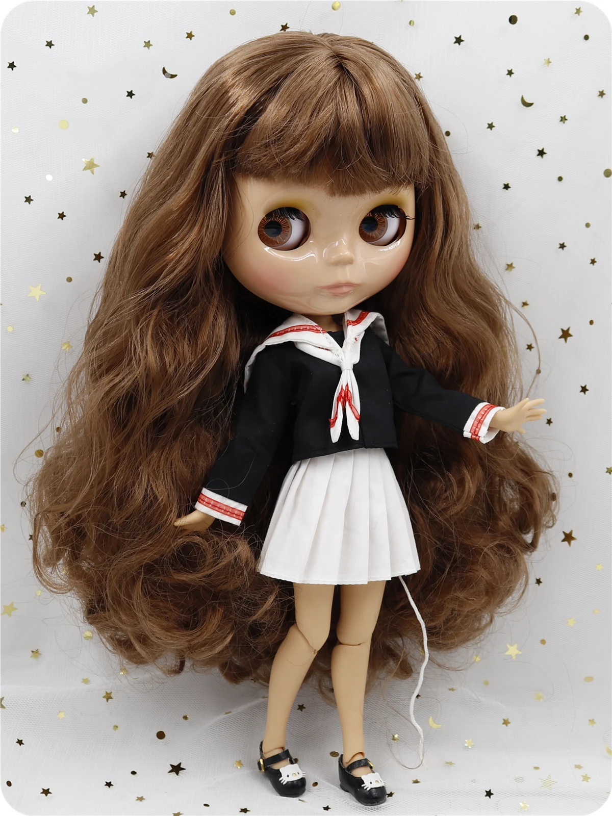 Estrella – Premium Custom Blythe Doll with Cute Face 1