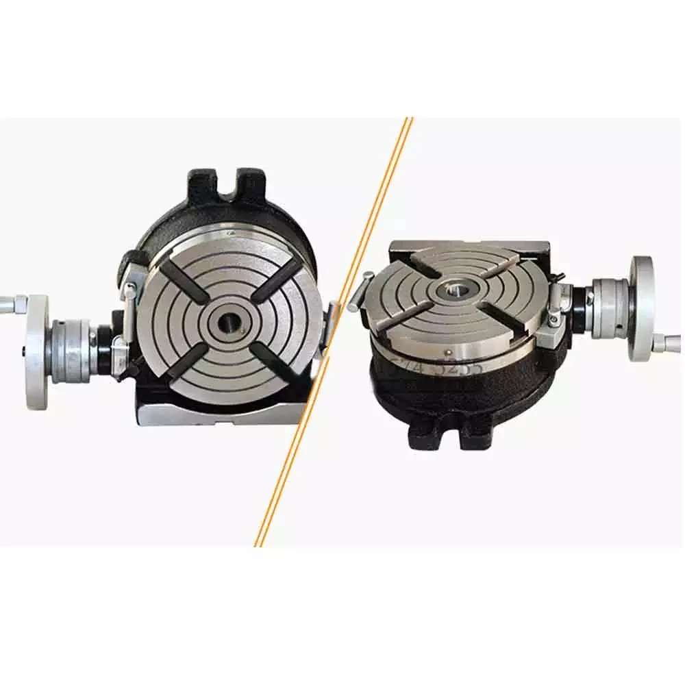 US $162.30 HV6 Diameter 150mm Vertical and Horizontal Dual Purpose Milling Machine Horizontal Vertical Rotary Table High Precision