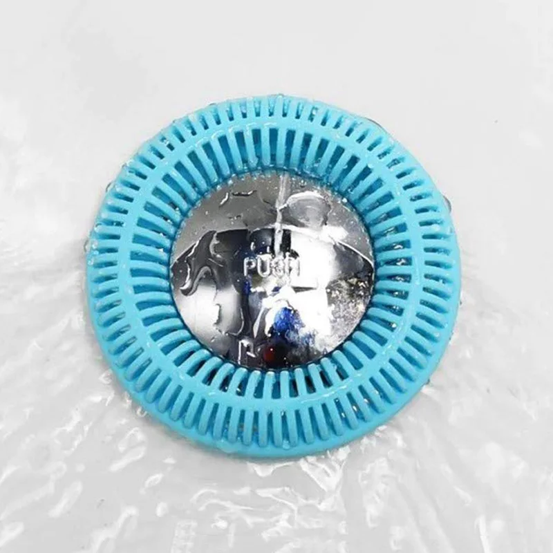 Ring Wraps Around Your Drains To Instantly Catch Every Hair Bathroom Drain Strainer Hair Catcher BJStore