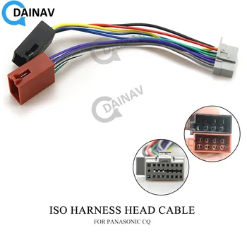 

15-105 Car ISO Harness Head Cable for PANASONIC CQ Stereo Radio Wire Adapter Plug Wiring Connector Cable
