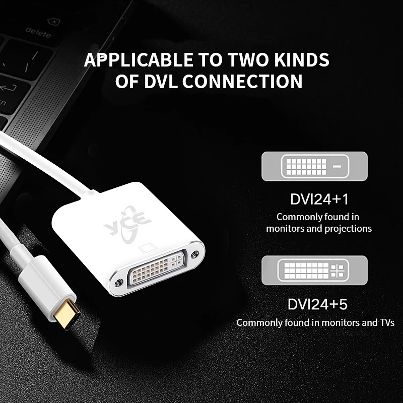 V67 USB-C/M для док-станции DVI/F разъем со штекером DVI 1080P Портативный на Мощность