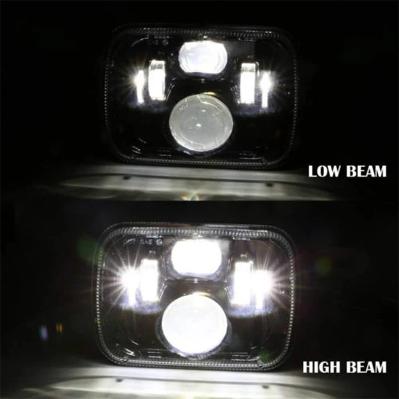 5x7 дюймов прямоугольный море светодиодный луч Plug & Play фар для Jeep Cherokee XJ H6054 H5054 H6054LL