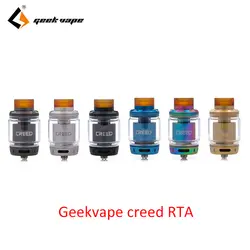 2018 Best аромат большое облако RTA бак Geekvape Creed RTA с тремя сменными воздуха системы 6,5 мл большой ёмкость vs Zeus RTA