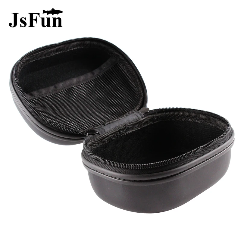 Étui De Protection Rigide Pour Moulinet De Pêche - Cuir PU/EVA - Imperméable Et Anti-choc - Grand Modèle (environ 27x20,5x14 Cm) - Avec Poignée Et Séparateur