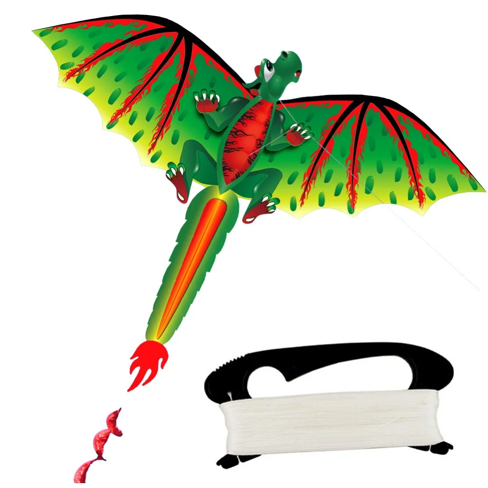 Cerf-volant Dragon 3d Avec Queue Pour Adulte Volant En Plein Air, Ligne De  100m - Cerfs-volants Et Accessoires - AliExpress