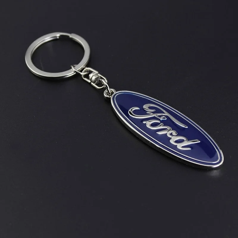 Металлическая Длинная цепочка 1 шт. автомобильный Стайлинг для Ford значок кольцо