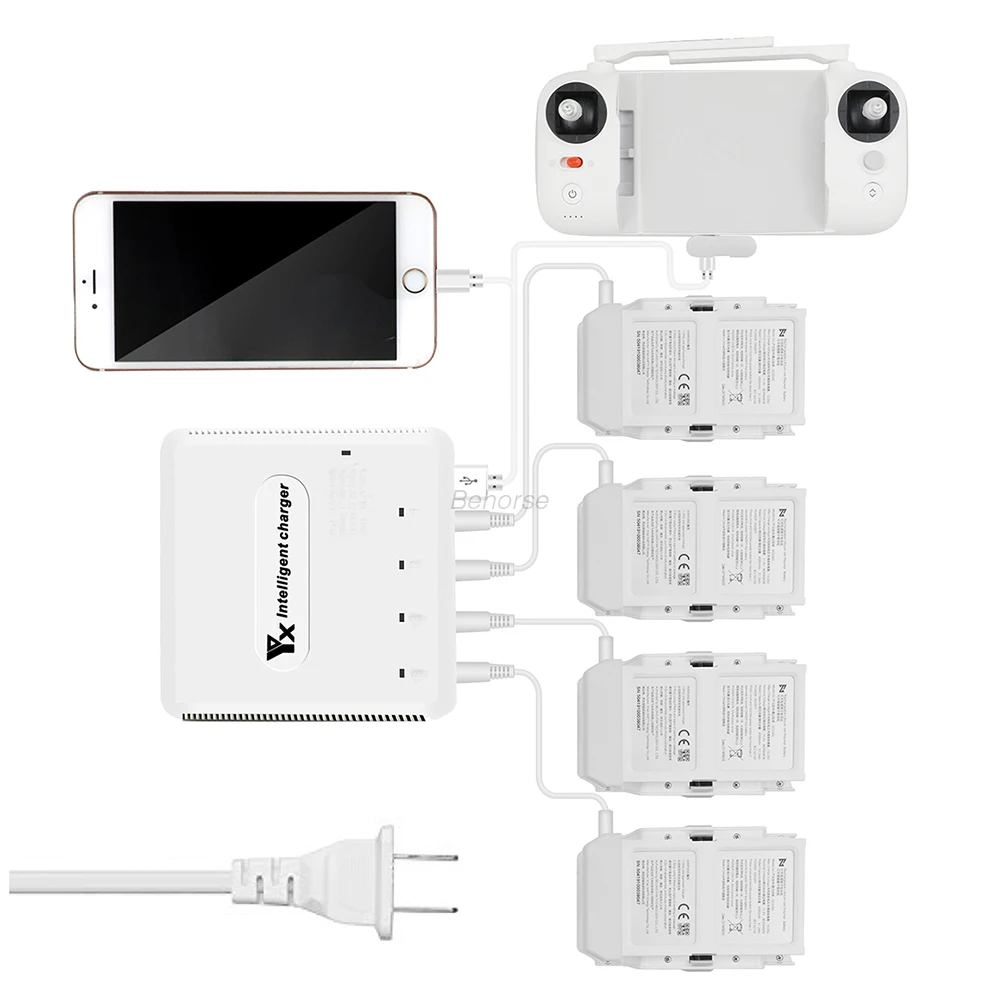 6 в 1 Multi Зарядное устройство для Fimi X8 SE Дрон Батарея зарядная станция