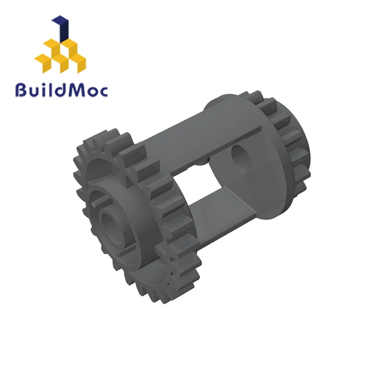 BuildMOC 6573 Technic gear дифференциальный 24-16 зубцов для строительных блоков деталей DIY логотип развивающие творческие подарочные игрушки - Цвет: M0779-02