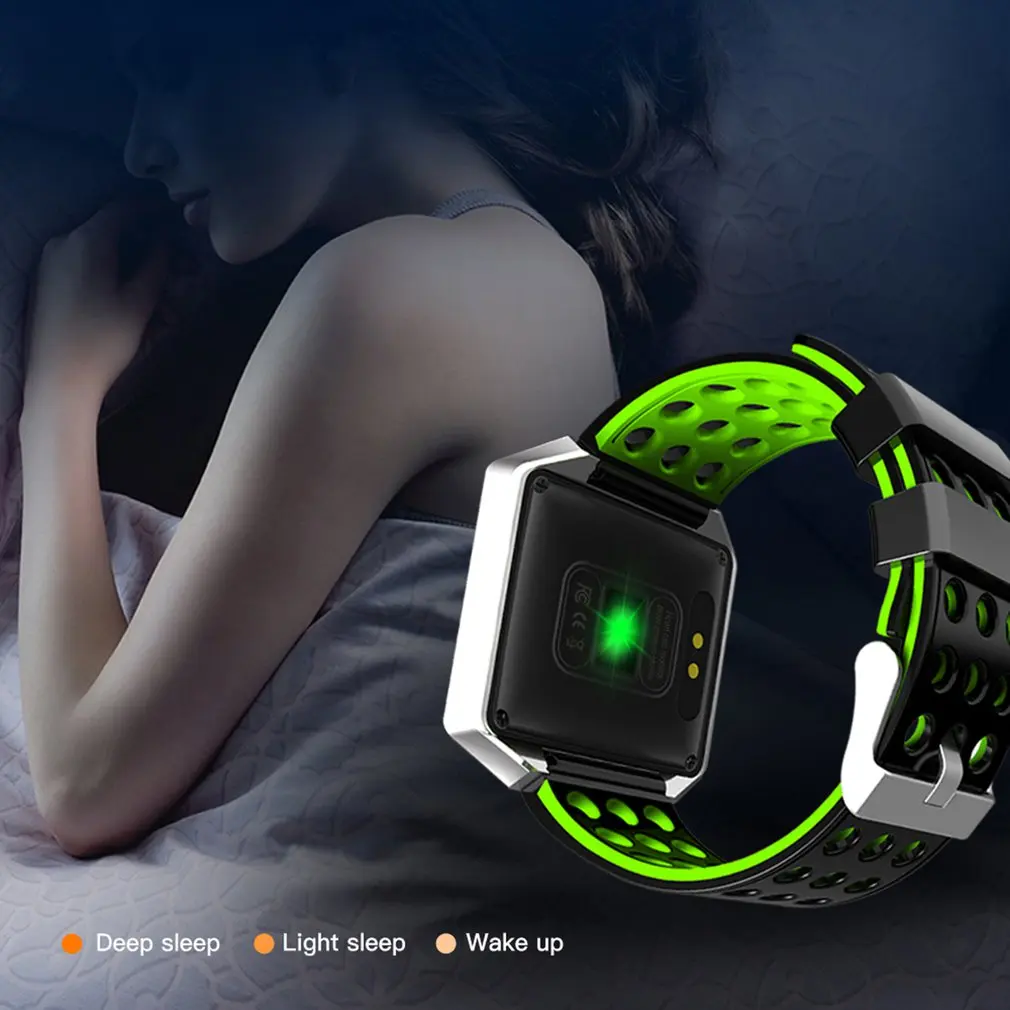 Smart Bracelet Heart Rate Blood Pressure Health Waterproof Smart Watch Bluetooth Watch Wristband Fitness Tracker