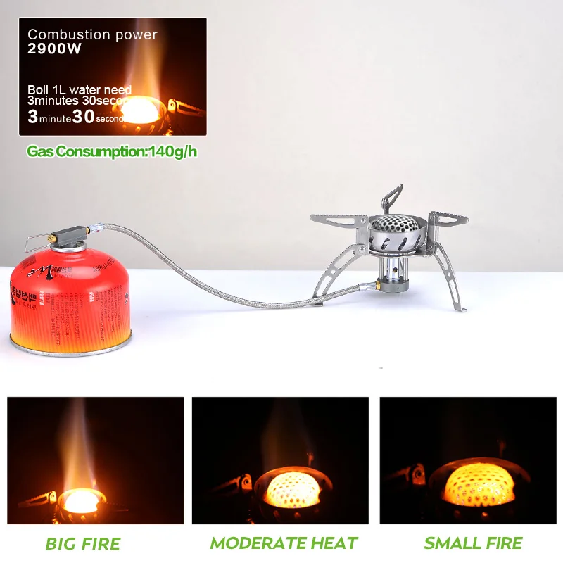 BRS 108 2900W Плита газовая горелка Портативный супер ветрозащитная Пособия по
