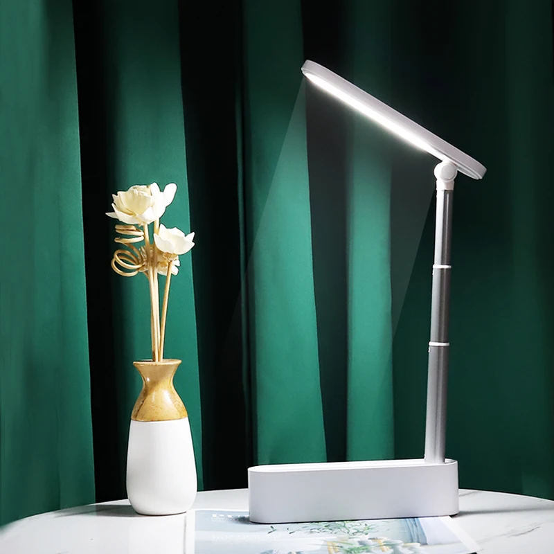 

Portable Table Lamp LED Desk Lamps Foldable Telescopic Rechargeable Reading Book Night Light Luminaria for Office Bedroom Study