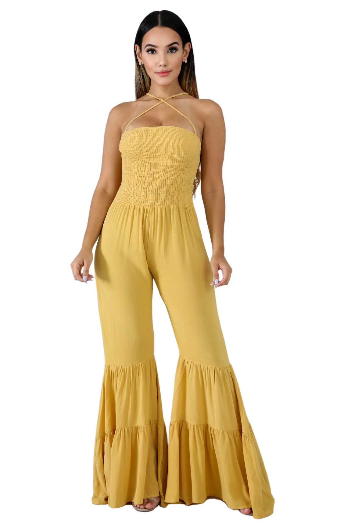 Для женщин комбинезоны спецодежда женская летняя комбинезон Bodycon Boho Для женщин элегантное платье в богемном стиле, большого размера Для женщин s Комбинезоны и
