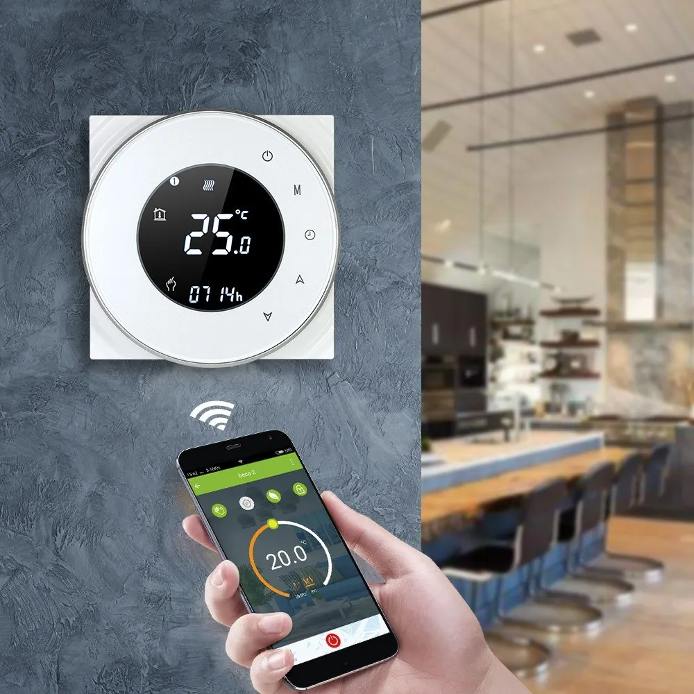 Семья 110 В/220 В 5A воды Отопление умный термостат переключатель Wi-Fi приложение беспроводной контроллер температуры совместимый Google Home