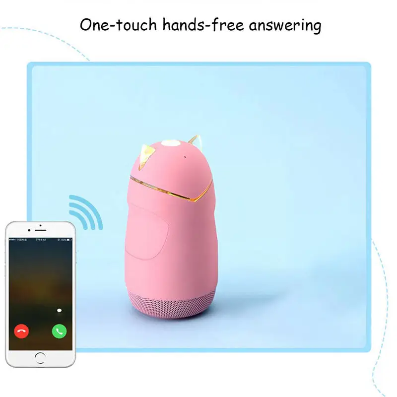 ABGN Hot-Mini Kitty Grind Arenaceous Feel Bluetooth динамик беспроводной портативный динамик светодиодная звуковая система 3D стерео музыка объемный