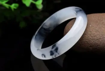 

2020 Fine Jewelry China's Unique Fashion Beautiful Black and White, Jade Bangle Bracelet Free Shipping