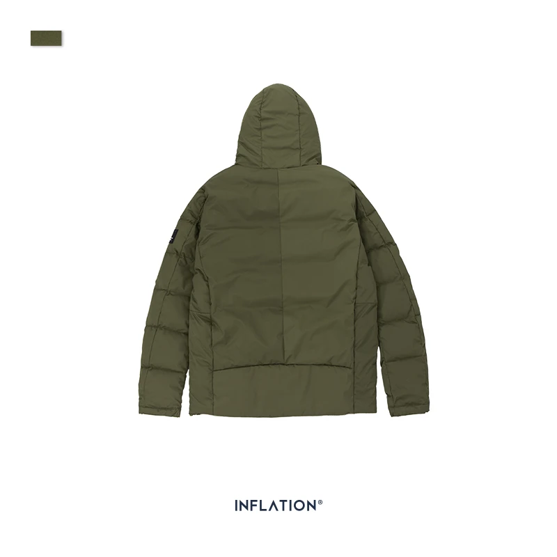 INFLATKION, толстый зимний пуховик для мужчин, теплый, новая модная брендовая одежда, высокое качество, мужской повседневный пуховик, 8982W