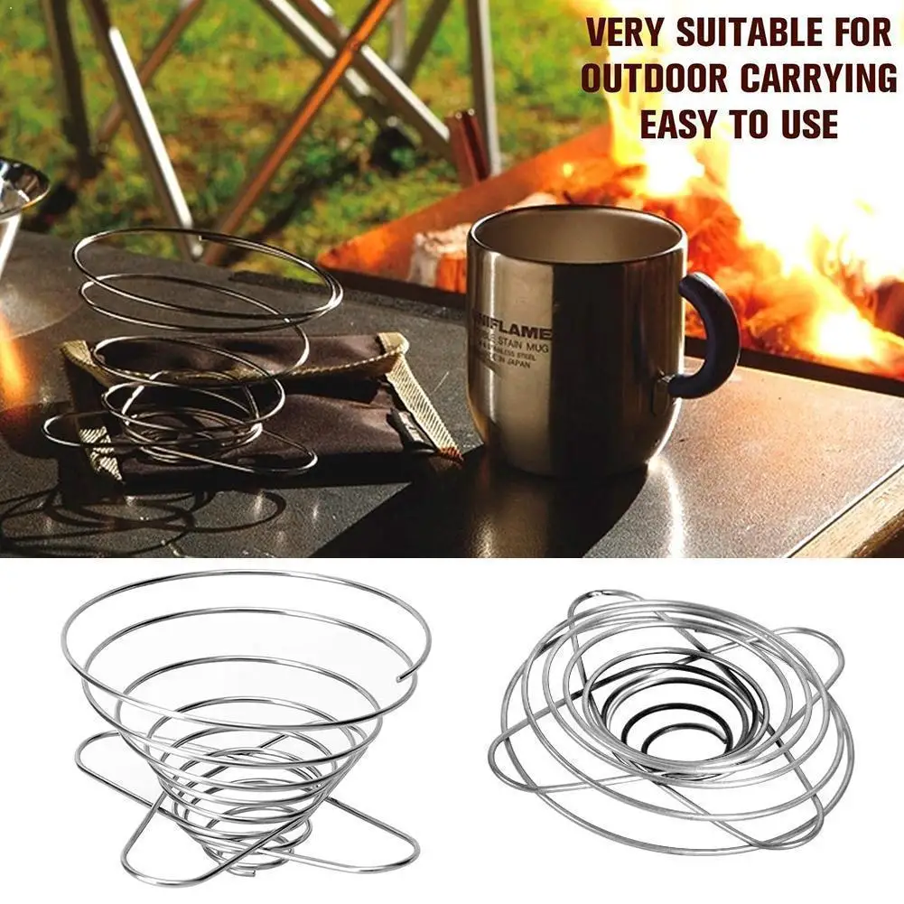 Cafetera reutilizable de acero, cestas para café, filtro para goteo permanente, Pape O9D8