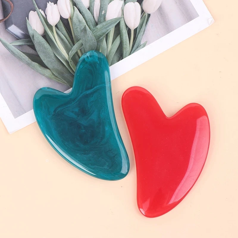 SPA Massage Resin Beeswax Guasha Scraping Massage Scraper Face Massager Acupuncture Gua Sha Eye Face Board SPA Tool gua sha board,massage tool