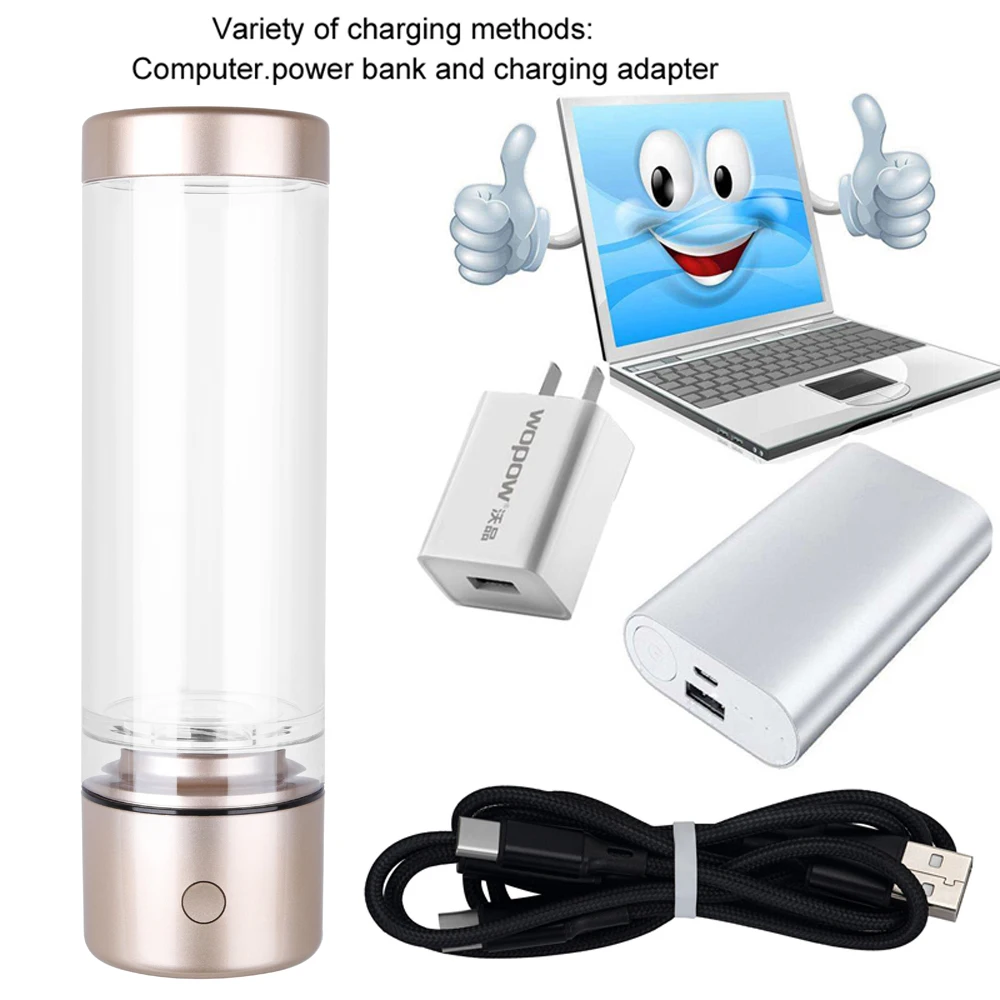 5000PPB Hydrogen Water Generator Nano Bottle SPE/PEM Titanium Electrolysis Ionizer Multifunctional Alkaline Pure H2 Gas Inhaler 16 Hc16912f4e8b8426c96c5eed4eca5a209D 5000PPB Hydrogen Water Generator Nano Bottle SPE/PEM Titanium Electrolysis Ionizer Multifunctional Alkaline Pure H2 Gas Inhaler