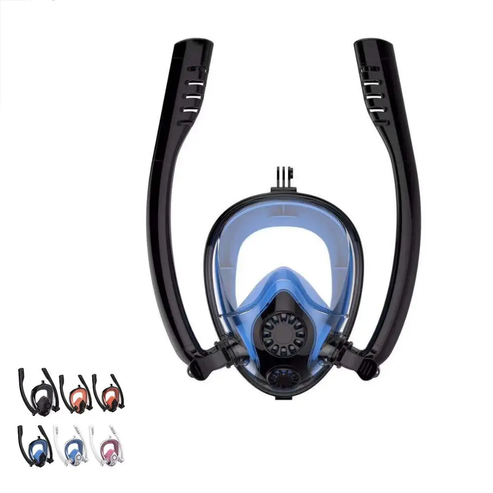 Diving Mask Scuba Mask Underwater Anti Fog Anti Leak Full Face Snorkeling Mask Women Men Kids Swimming Snorkel Diving Equipment