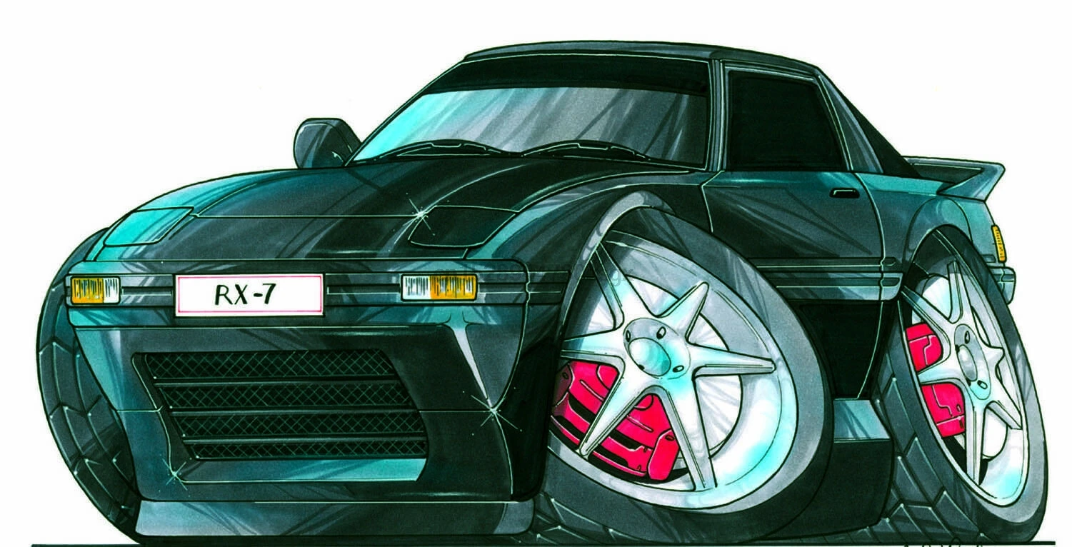 Футболка с принтом Mazda RX7 Koolart 1327 доступны другие цвета |