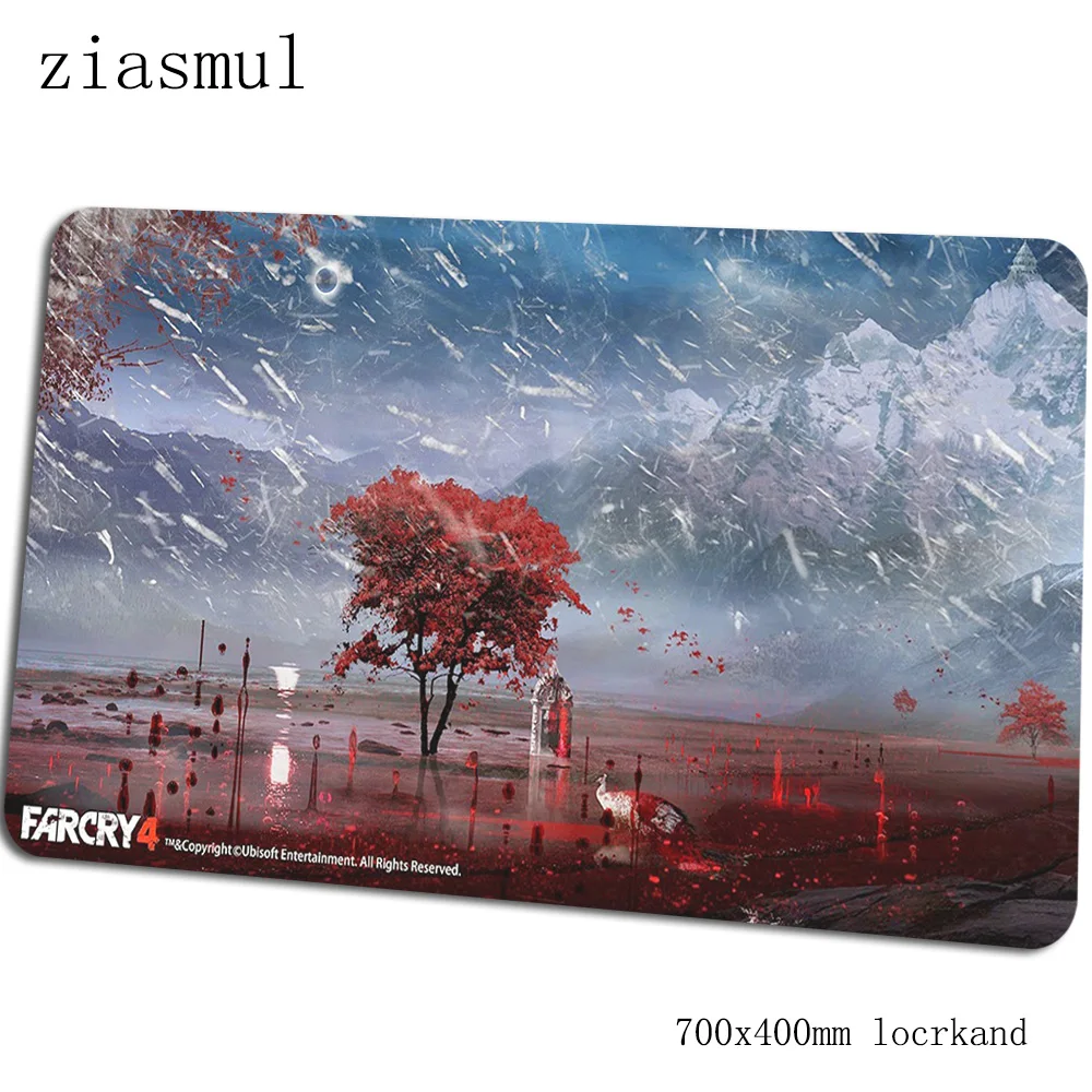 Far cry коврик для мыши 700x400x3 мм игровой коврик для мыши большой коврик для геймера персональный компьютерный стол Клавиатура со встроенной мышью натуральные резиновые маты для игр - Цвет: Size 700x400x3mm