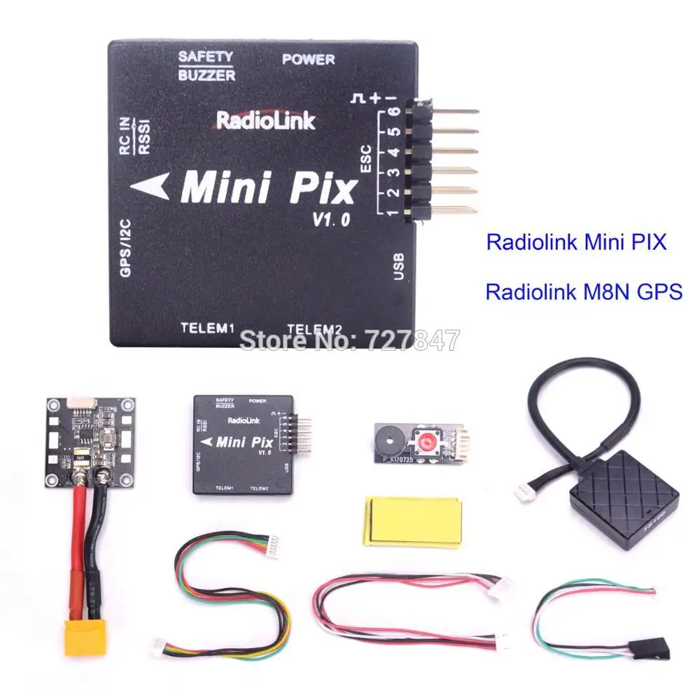 

New Radiolink MINI PIX Pixhawk basic configuration flight controller TS100 M8N 8N GPS Model for RC Racing Drone FPV Quadcopter