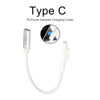 

Type C PD Power Converter Classic Colors and Simple Durable Design DC Plug Power Cable for Microsoft Surface Pro 3 4 5 6
