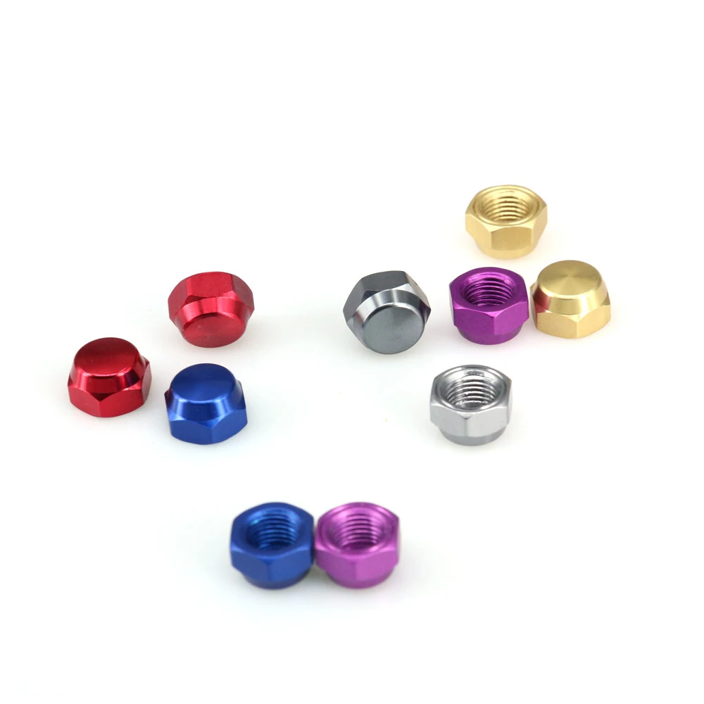 

5pcs/lot Fishing Reel Modified Water Drop Wheel Refit Nut M7 Screw Cap Fishing Gear Right Left Hand Pesca Hardware Nuts Tools