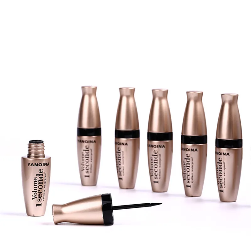 Black Brown Liquid Eyeliner Pencil Soft Smooth Hard Head Waterproof Long Lasting Quick Drying Eye liner Pen Makeup Cosmetic