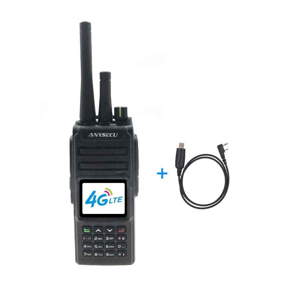 walkie talkie for sale Anysecu 4G Network Radio R-1560 Linux system work with Real-ptt Platform UHF Transceiver 400-520MHz 2800mAh Portable Radio 50 mile walkie talkie Walkie Talkie