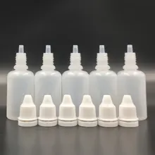 100 шт 30 мл пустые пластиковые сжимаемые бутылки-капельницы E-Liquid образец бутылки многоразового использования Vape бутылка для сока 20 воронки
