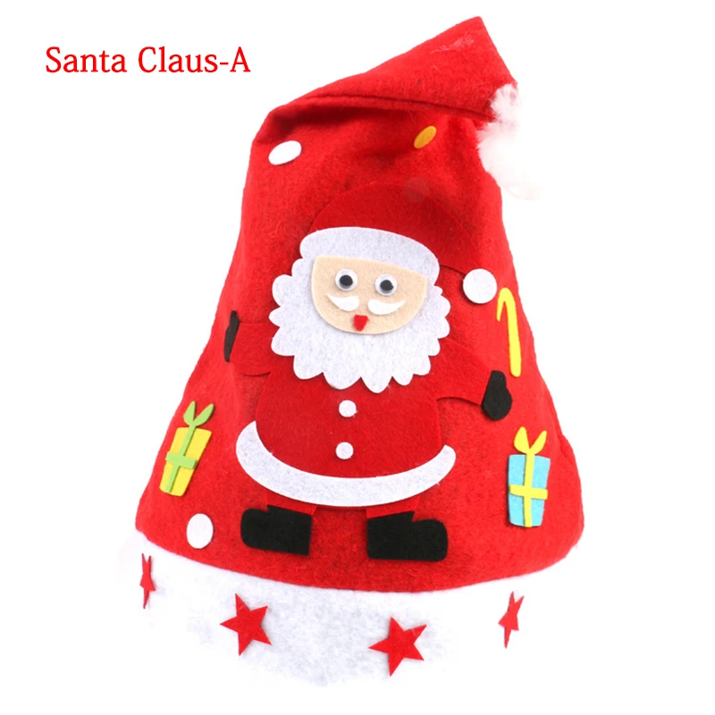 1 шт. Санта Клаус, брюки, шапочка, хлопковая Рождественская Кепки вечерние, украшение для дома, подарок, способный преодолевать Броды для взрослых детей снеговики, елки шляпа