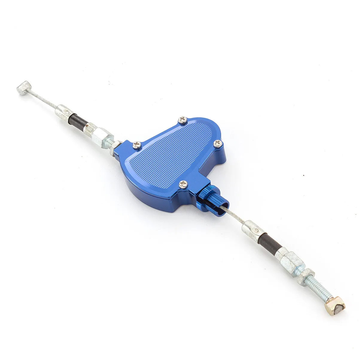 Алюминий мотоциклетный трюк рычаг сцепления Pull Cable system 7/" для Hyosung GT250R GT650R GTR 125 GT125 - Цвет: Blue