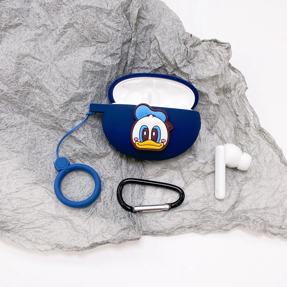Cute Cartoon Earphone Cover for Huawei Freebuds 4i Case TWS Bluetooth Wireless Headphone Charging Box Case Headset Silicone Case