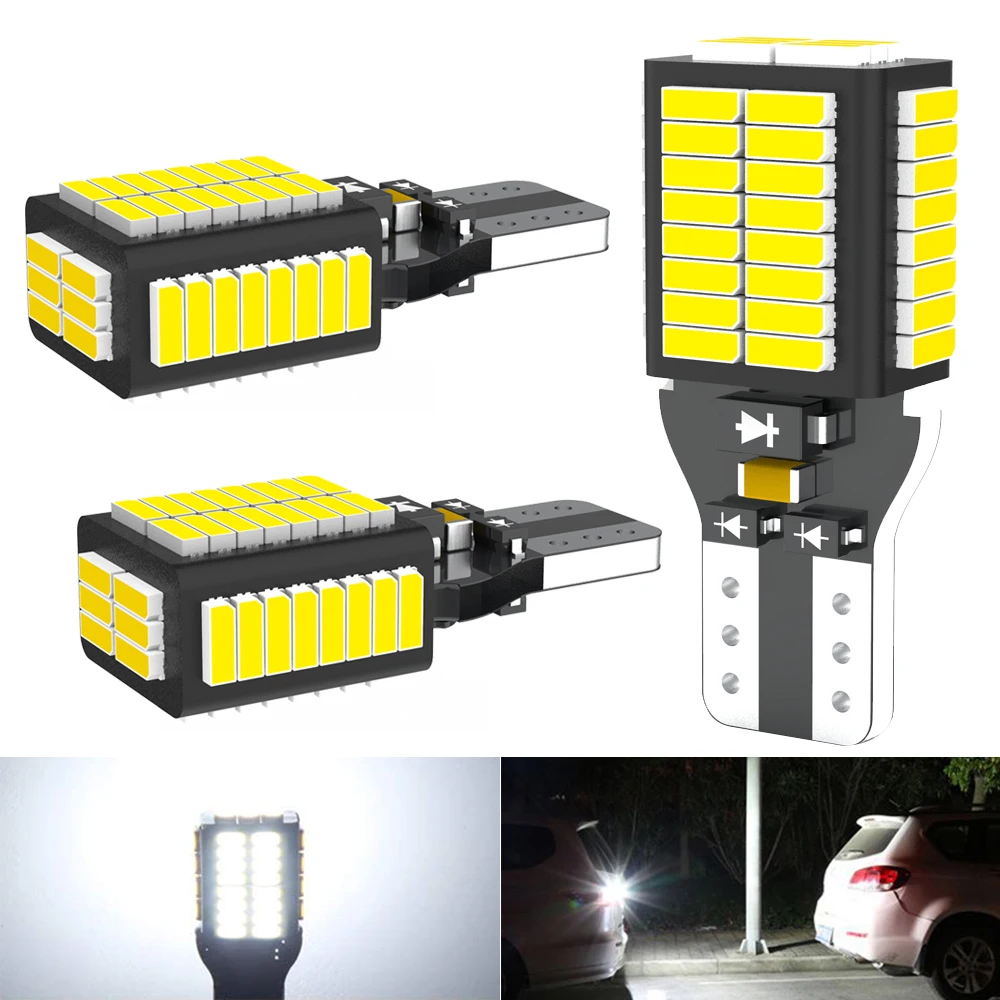 2x t16 w16w t15 921 912 led 1200lm canbus carro reserva luzes lâmpada da cauda para bmw e92 m3 kia k3 geely mk honda crv