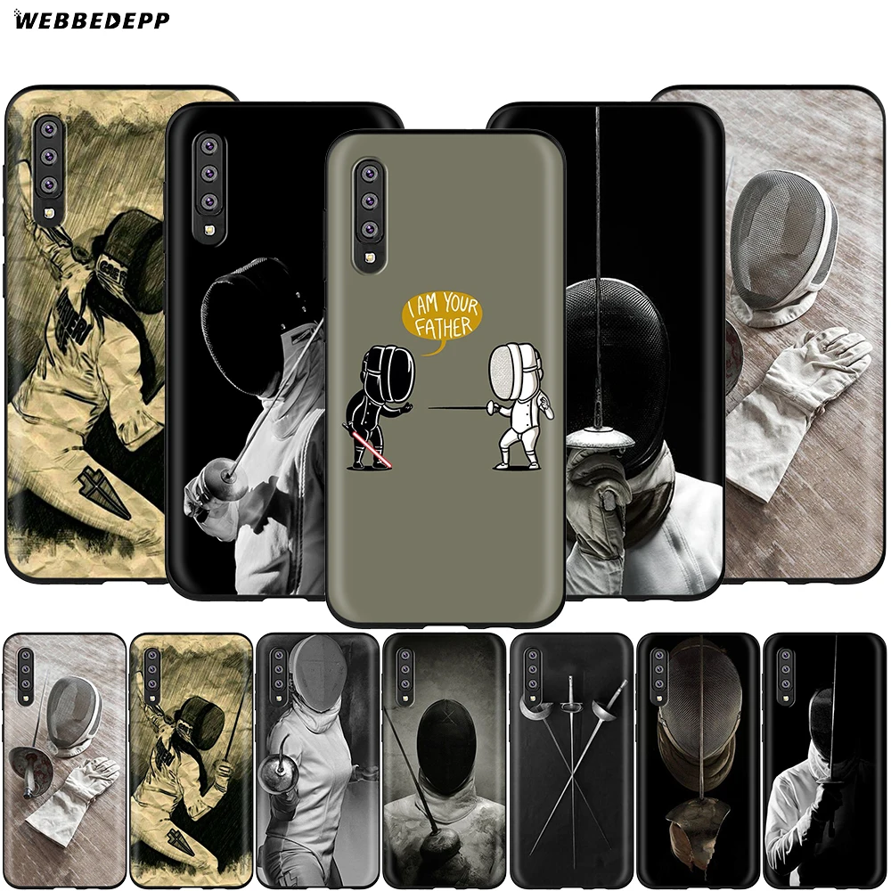 Webbedepp спортивные ограждения чехол для Samsung Галактики S7 S8 S9 S10 Edge Plus Note 10 8 9 A10 A20 A30 A40
