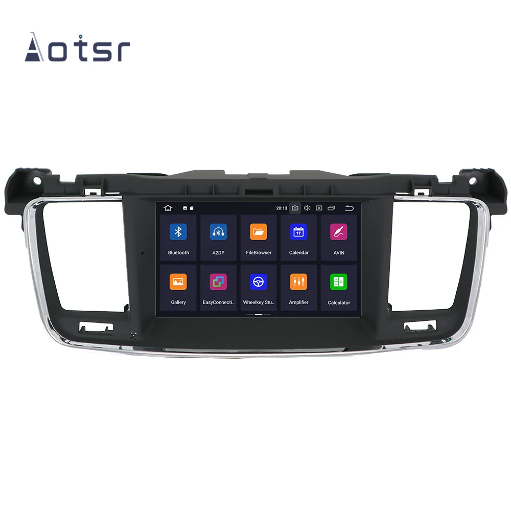 DSP Android 10,0 автомобильный gps-навигация, dvd-плеер для peugeot 508 2011- Авто Стерео Радио мультимедийный плеер головное записывающее устройство