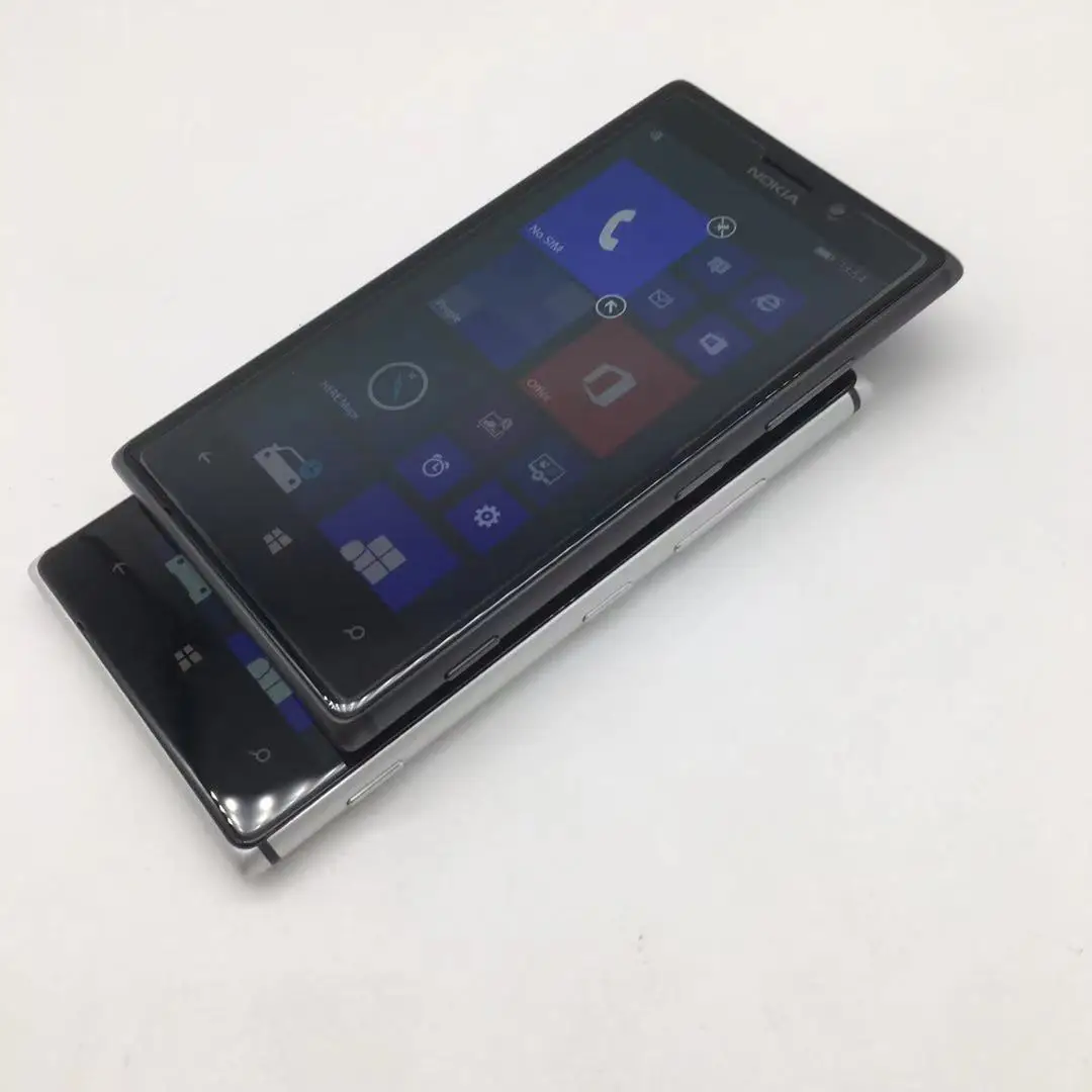 Nokia Lumia 925 Refurbished-Original Unlocked 4.5 inch 8.7MP WIFI GPS 16GB refurbishedFree shipping One Year Warranty buy refurbished iphone