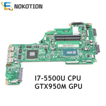 

NOKOTION For TOSHIBA Satellite P50-C P55-C P50T-C Laptop motherboard A000391380 DABLQFMB8F0 I7-5500U CPU GTX950M GPU